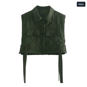 Green Quilted Vest